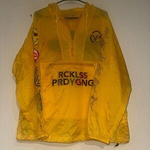 Young & Reckless X PRDY GNG | Pullover Hooded Rain Jacket size M
